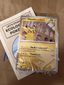Pokemon x Natural History Museum Promo - Pikachu At The Museum + Ecology Book - Image 1