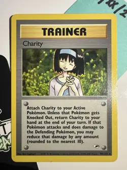 Charity 99/132, Gym Heroes, Pokemon TCG, Unlimited 2000, WOTC, Vintage, NM - Image 2
