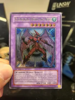 Yugioh - Elemental Hero Air Neos STON-EN034 Ultimate Rare 1st Edition - Image 1
