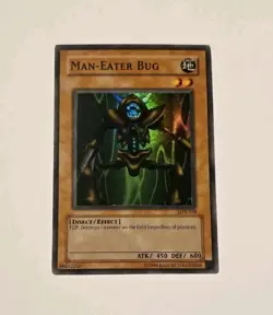 Yugioh Man-Eater Bug LOB-108 Super Rare LP - Image 1
