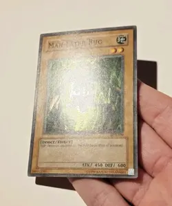 Yugioh Man-Eater Bug LOB-108 Super Rare LP - Image 4