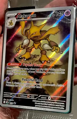 Pokemon TCG, Mega ETB: Sealed Black Star Promo Card, Alakazam 009, Mint 💎 - Image 1