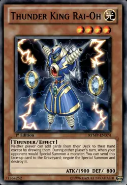 Thunder King Rai-Oh - 1st Edition RYMP-EN074 - LP - YuGiOh - Image 1