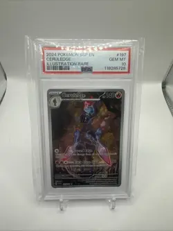 Ceruledge Sir Holo Rare Pokemon Surging Sparks Illustration 197/191 PSA 10 - Image 1