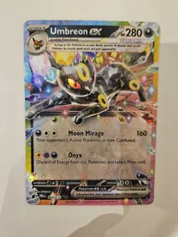 Pokemon TCG Card - Umbreon Ex 060/131 Double Rare SV: Prismatic Evolutions Holo - Image 1
