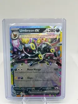 Umbreon ex 060/131 Sv: Prismatic Evolutions Holo Pokemon Card Dark Type - Image 1