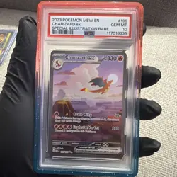 PSA 10 CHARIZARD EX 199/165 POKEMON 151 ENGLISH 2023 SPECIAL ILLUSTRATION RARE - Image 2