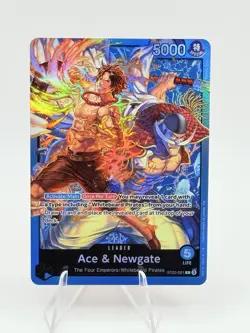One Piece TCG ST22 Starter Deck Ace & Newgate Full Art Foil L ST22-001 - Image 1