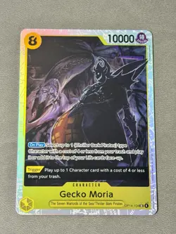 One Piece CCG Gecko Moria OP14-104 SR The Azure Sea’s Seven (OP14) English - Image 1