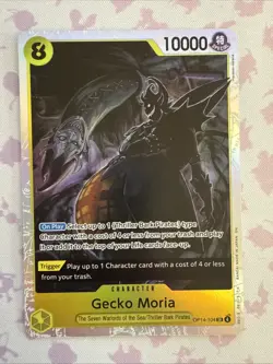 Gecko Moria OP14-104 SR The Azure Sea’s Seven One Piece Card Game English - Image 1