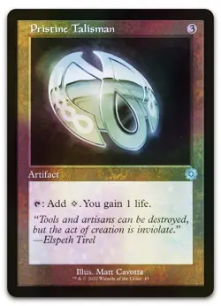 Pristine Talisman #43 (Foil) (NM) Brothers' War BRR Magic MTG - Image 1