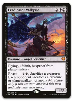 Eradicator Valkyrie #94 (NM) Kaldheim KHM Magic MTG - Image 1