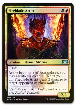 Fireblade Artist #172 (Foil) (NM) Ravnica Allegiance RNA Magic MTG - Image 1