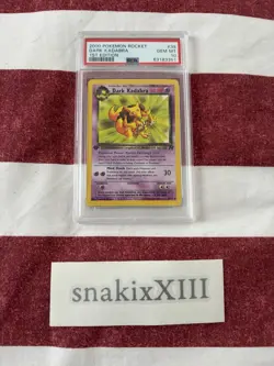 2000 POKEMON - Team ROCKET 1st Edition - Dark Kadabra #39 PSA 10 (POP 272) - Image 1