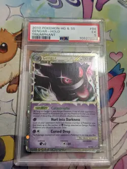 Gengar Prime 94/102 Holo PSA 5 Triumphant Pokemon Card - Image 3