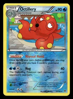 Octillery 33/162 Reverse Holo XY Breakthrough Pokemon Card - Image 1