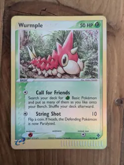 Wurmple 81/97 - LP - Pokemon TCG (e-Reader) EX Dragon Reverse Holo 2003 - Image 1