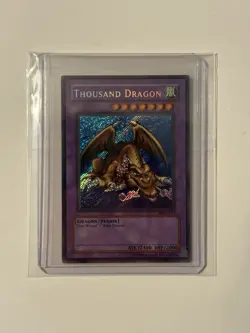 YuGiOh Thousand Dragon MRD-143 Unlimited Secret Rare - Near Mint/ Light Play! - Image 1