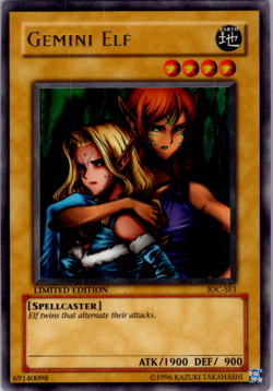 Yugioh Gemini Elf - IOC-SE1 Ultra Rare Limited Edition - Image 1