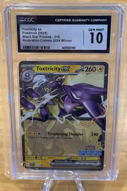 2025 Pokemon Toxtricity ex Black Star Promos - 215 CGC 10 Gem Mint - Image 1