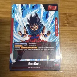Dragon ball fusion world ultra limit leader plus L + ENG fb04-001 son goku - Image 2