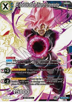 Dragon Ball TCG SSGSS Son Goku Soul Striker Reborn P 211 & Rose Goku Black P212 - Image 4