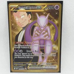 Pokemon Team Rocket's Mewtwo EX Destined Rivals Card 240/182 NM/M - Image 1