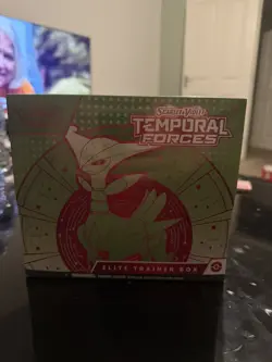 Pokemon TCG Temporal Forces Iron Leaves Elite Trainer Box (ETB) - New & Sealed✅ - Image 1