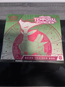 Pokemon Temporal Forces ETB (Iron Leaves) New Factory Sealed Elite Trainer Box - Image 1