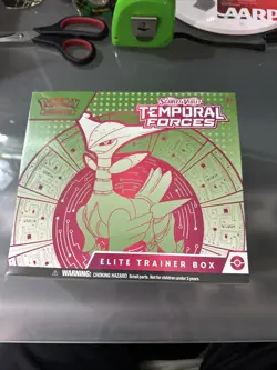 Pokemon Temporal Forces Elite Trainer Box ETB - Factory Sealed Iron Leaves Art - Image 1