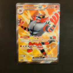 Incineroar EX Temporal Forces Full Art Ultra Rare Pokemon Card 187/162 NM - Image 1
