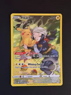 Pokemon TCG Pikachu TG05/TG30 Holo Rare Lost Origin Full Art NM - Image 1