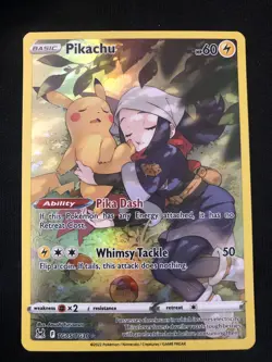 Pokemon TCG Pikachu TG05/TG30 Holo Rare Lost Origin Full Art NM - Image 1