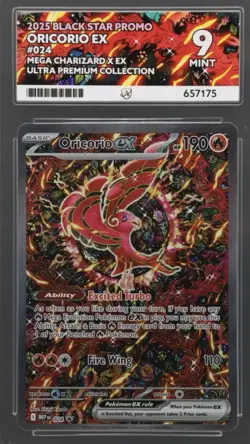 Pokemon TCG Oricorio ex Black Star Promo 024 Mega Charizard X ex UPC ACE 9 - Image 1