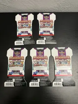 Pokemon TCG Scarlet And Violet Paldea Evolved Sealed Booster Packs Lot Of 5 - Image 2