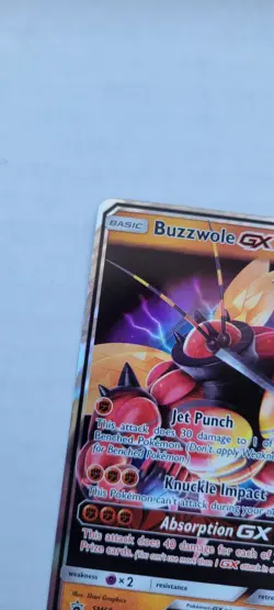 Sm Black Star Promos Buzzwole Gx Holofoil Sm69 Pokemon Card - Image 4