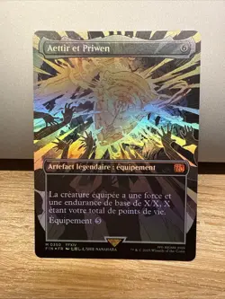 Mtg FIN Final Fantasy - Aettir et Priwen FR- NM FOIL French - Image 1