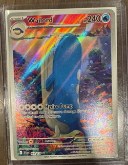 2025 Pokemon SV Journey Together JTG EN Wailord #162/159 Illustration Rare CC10 - Image 1