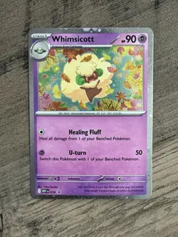 Whimsicott MEP 019 Cosmos Holo Black Star Promo Pokemon TCG Mega Evolution Rare - Image 1