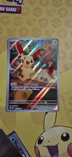 Pokemon TCG- Plusle 193/182 SV04: Paradox Rift Holo Illustration Rare NM/M - Image 2