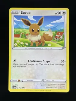 Eevee - New 2025 McDonald’s Happy Meal Pokemon Dragon Discovery Card 013/015 - Image 1