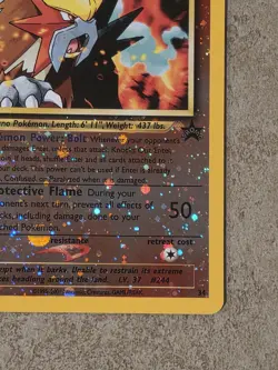 [ LP ] Entei 34 Wotc Promo Reverse Holo Pokemon Card English 2001 SWIRL - Image 4