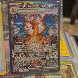 Pokemon Charizard ex Tera Holo EX Card OBF 223/197 English 2023 Standard - Image 1