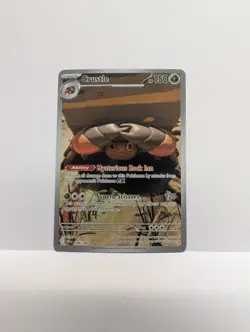 Pokemon Crustle 186/182 Sv10: Destined Rivals Illustration Rare Full Art Holo - Image 1