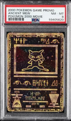 2000 POKEMON GAME MOVIE POKEMON 2000 MOVIE ANCIENT MEW PSA 8 - Image 1