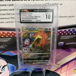 Pokemon CGC 10 Charizard VSTAR SWSH262 SWSH Promo Ultra-Premium Holo - Image 1