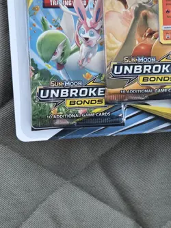 Pokemon TCG Unbroken Bonds 3 Pack Blister (Typhlosion) New Sealed Charizard Pack - Image 3