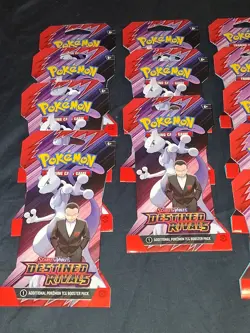 21x Pokemon TCG Destined Rivals Sleeved Booster Packs Lot of 21 New Factory Seal - Image 2