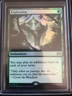 Exploration FOIL - Double Masters 2XM Rare MTG NM/M - Image 1