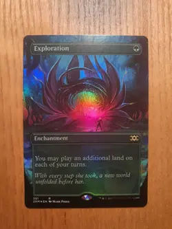 MTG Magic The Gathering - Exploration Full Art Foil - Double Masters NM - Image 1